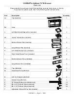 Preview for 2 page of Whittier Wood Furniture Addison 1239DUETe Assembly Instructions Manual