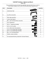 Предварительный просмотр 2 страницы Whittier Wood Furniture Addison 1242DUETb Assembly Instructions