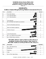 Preview for 3 page of Whittier Wood Furniture Addison Cal-King 3820DUETa Assembly Instructions Manual