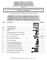 Предварительный просмотр 2 страницы Whittier Wood Furniture Addison Full 2006DUETb Assembly Instructions Manual