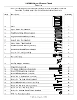 Предварительный просмотр 2 страницы Whittier Wood Furniture Bryce 1162RLN Assembly Instructions Manual