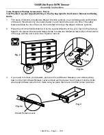 Предварительный просмотр 4 страницы Whittier Wood Furniture Bryce 1244RLNa Assembly Instructions Manual