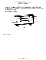 Предварительный просмотр 5 страницы Whittier Wood Furniture Bryce 1247RLN Assembly Instructions Manual