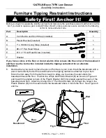 Предварительный просмотр 7 страницы Whittier Wood Furniture Bryce 1247RLN Assembly Instructions Manual