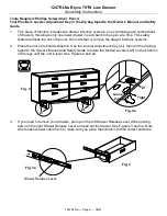 Предварительный просмотр 4 страницы Whittier Wood Furniture Bryce 1247RLNa Assembly Instructions Manual