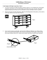 Preview for 4 page of Whittier Wood Furniture Bryce 1248RLN Assembly Instructions Manual