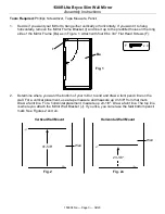 Предварительный просмотр 3 страницы Whittier Wood Furniture Bryce Slim Wall Mirror Assembly Instructions