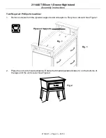 Предварительный просмотр 3 страницы Whittier Wood Furniture Ellison 2114AST Assembly Instructions