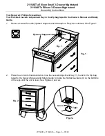 Preview for 3 page of Whittier Wood Furniture Ellison 2115ASTa Assembly Instructions