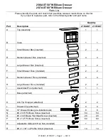 Предварительный просмотр 2 страницы Whittier Wood Furniture Ellison 2136AST Assembly Instructions Manual