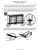 Предварительный просмотр 5 страницы Whittier Wood Furniture Ellison 2139ASTa Assembly Instructions Manual