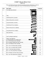 Предварительный просмотр 2 страницы Whittier Wood Furniture Ellison 2142AST Assembly Instructions Manual