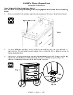 Предварительный просмотр 4 страницы Whittier Wood Furniture Ellison 2142ASTa Assembly Instructions Manual