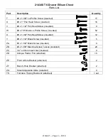 Preview for 3 page of Whittier Wood Furniture Ellison 2143AST Assembly Instructions Manual