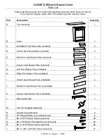 Предварительный просмотр 2 страницы Whittier Wood Furniture Ellison 2143ASTa Assembly Instructions Manual