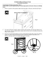 Предварительный просмотр 4 страницы Whittier Wood Furniture Ellison 2143ASTa Assembly Instructions Manual