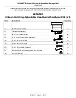 Preview for 2 page of Whittier Wood Furniture Ellison 2239AST Assembly Instructions Manual