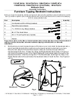 Предварительный просмотр 5 страницы Whittier Wood Furniture Lingerie 1121AFGACd Assembly Instructions Manual