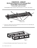 Предварительный просмотр 4 страницы Whittier Wood Furniture McKenzi 1365AFCAF Assembly Instructions Manual