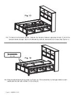 Предварительный просмотр 10 страницы Whittier Wood Furniture McKenzi 1365AFCAF Assembly Instructions Manual