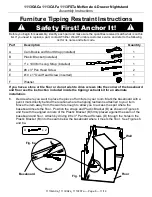 Предварительный просмотр 6 страницы Whittier Wood Furniture McKenzie 1113GACa Assembly Instructions Manual