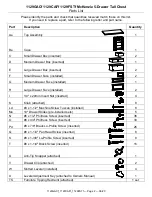 Предварительный просмотр 2 страницы Whittier Wood Furniture McKenzie 1129GACf Assembly Instructions Manual