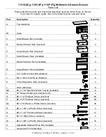 Preview for 2 page of Whittier Wood Furniture McKenzie 1131GACg Assembly Instructions Manual