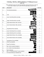 Предварительный просмотр 2 страницы Whittier Wood Furniture McKenzie 1183CAFg Assembly Instructions Manual