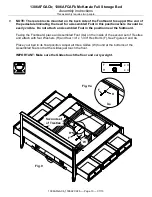 Preview for 10 page of Whittier Wood Furniture McKenzie 1306AFCAFb Manual