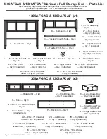 Preview for 2 page of Whittier Wood Furniture McKenzie 1306AFGAC Assembly Instructions Manual