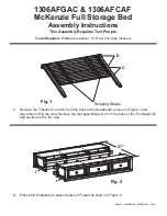 Preview for 3 page of Whittier Wood Furniture McKenzie 1306AFGAC Assembly Instructions Manual