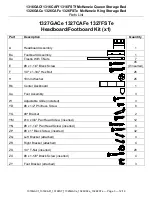 Предварительный просмотр 3 страницы Whittier Wood Furniture McKenzie 1316CAFf Assembly Instructions Manual