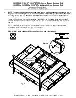 Предварительный просмотр 11 страницы Whittier Wood Furniture McKenzie 1316CAFf Assembly Instructions Manual