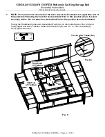 Preview for 9 page of Whittier Wood Furniture McKenzie 1333CAFd Assembly Instructions Manual