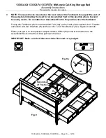 Preview for 10 page of Whittier Wood Furniture McKenzie 1333CAFd Assembly Instructions Manual