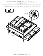 Preview for 11 page of Whittier Wood Furniture McKenzie 1333CAFd Assembly Instructions Manual