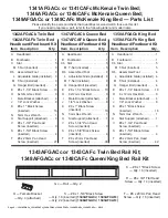 Предварительный просмотр 2 страницы Whittier Wood Furniture McKenzie 1341AFGACc Assembly Instructions