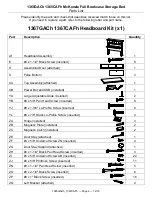 Предварительный просмотр 2 страницы Whittier Wood Furniture McKenzie 1365CAFh Assembly Instructions Manual