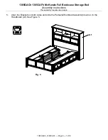 Предварительный просмотр 8 страницы Whittier Wood Furniture McKenzie 1365CAFh Assembly Instructions Manual