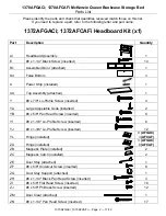 Preview for 2 page of Whittier Wood Furniture McKenzie 1370AFCAFi Assembly Instructions Manual