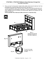 Preview for 14 page of Whittier Wood Furniture McKenzie 1370AFCAFi Assembly Instructions Manual