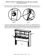 Предварительный просмотр 5 страницы Whittier Wood Furniture McKenzie 1372GACl Assembly Instructions