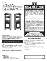 Whittier Wood Furniture McKenzie 1374AFGAC Assembly Instructions preview