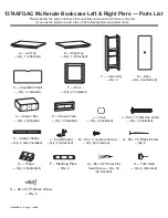 Предварительный просмотр 2 страницы Whittier Wood Furniture McKenzie 1374AFGAC Assembly Instructions