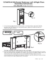 Предварительный просмотр 3 страницы Whittier Wood Furniture McKenzie 1374AFGAC Assembly Instructions