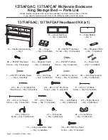 Предварительный просмотр 2 страницы Whittier Wood Furniture McKenzie 1375AFCAF Assembly Instructions Manual