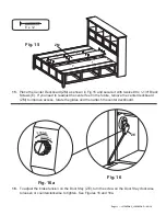 Предварительный просмотр 11 страницы Whittier Wood Furniture McKenzie 1375AFCAF Assembly Instructions Manual