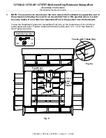 Предварительный просмотр 11 страницы Whittier Wood Furniture McKenzie 1375CAFi Assembly Instructions Manual