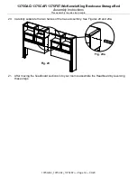 Предварительный просмотр 19 страницы Whittier Wood Furniture McKenzie 1375CAFi Assembly Instructions Manual