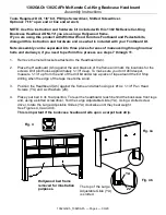 Предварительный просмотр 4 страницы Whittier Wood Furniture McKenzie 1382GACh Assembly Instructions Manual